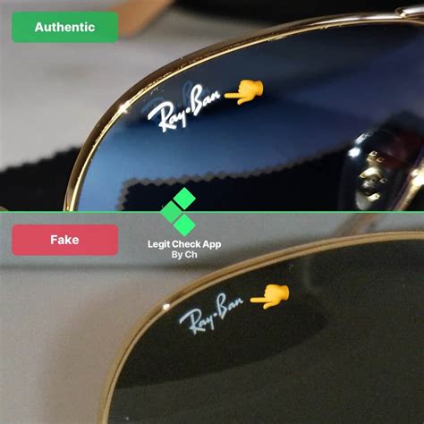 ray ban fake check